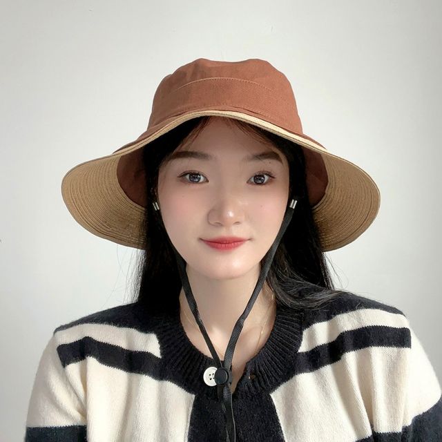 여성용 중절모 브라운 남성 가을 등산 데일리