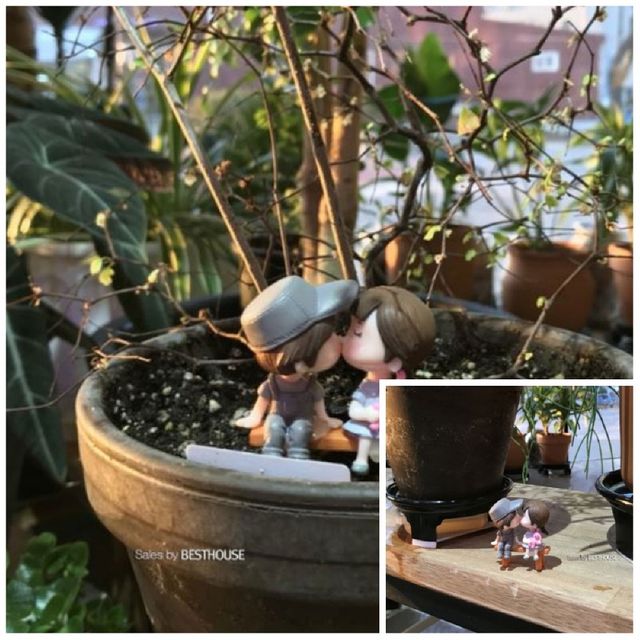 화분 데코레이션용 핀 데코 픽 뽀뽀 5cm 데코용품 데코장식소품 빈티지소품 원룸꾸미기