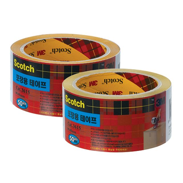 3M)포장용테이프(3615T/갈색/48mmx50m/1개입)-박스(60