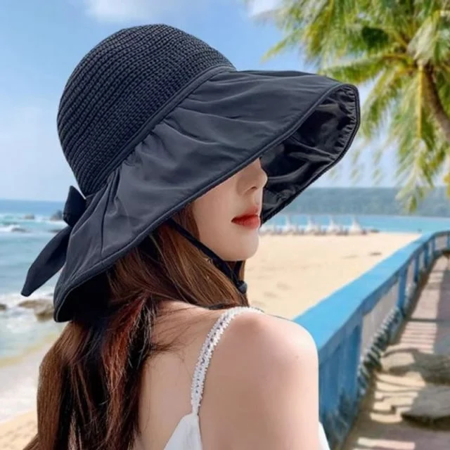 여성 여름 모자 버킷햇 해변 모자 캠핑