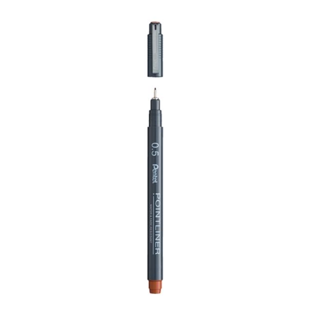 혜명몰 펜텔 포인트라이너 생귄 0.5MM S20P-5SG - 타 (12개입) 라이너펜 캘리그라피펜 다꾸펜 라인펜 밀리