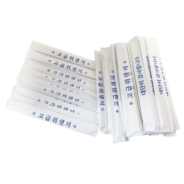 나무젓가락 종이포장 200P 15박스, 일회용 젓가락