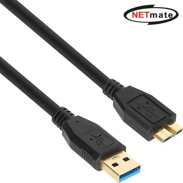 NM-UM303BKZ USB3.0 AM-Micro B 케이블 0.3m 블랙