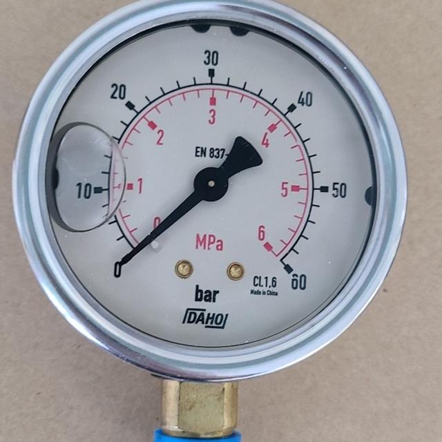 아나로그 압력게이지 압력계 63mm 0~60bar PT1/4