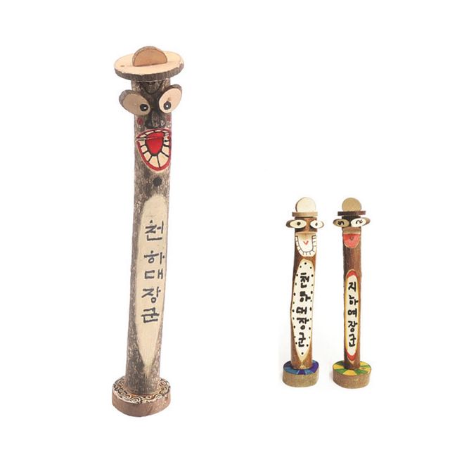 어린이 DIY 장승만들기 세트, 나무 우드공예 5개입