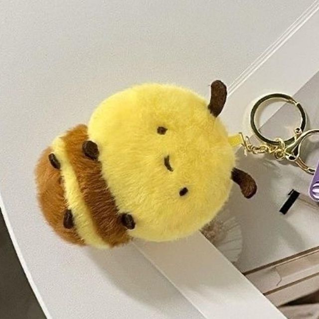 허니 깜찍 꿀벌 봉제인형 가방 키링 키홀더 자동차 열쇠고리