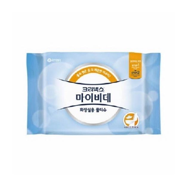 크리넥스 마이비데 화장실용 물티슈 46매 1팩