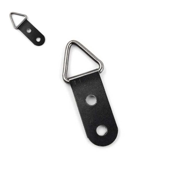 삼각고리 2구 12mm 흑니켈 액자고리 그림고리 거울고리 시계고리