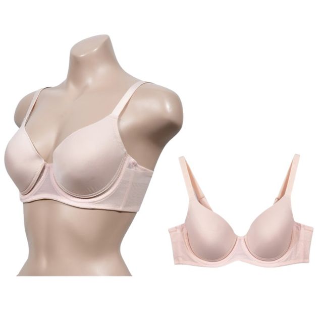 가슴밑 메쉬 이중날개 와이어 몰드 D컵 브라 여성속옷