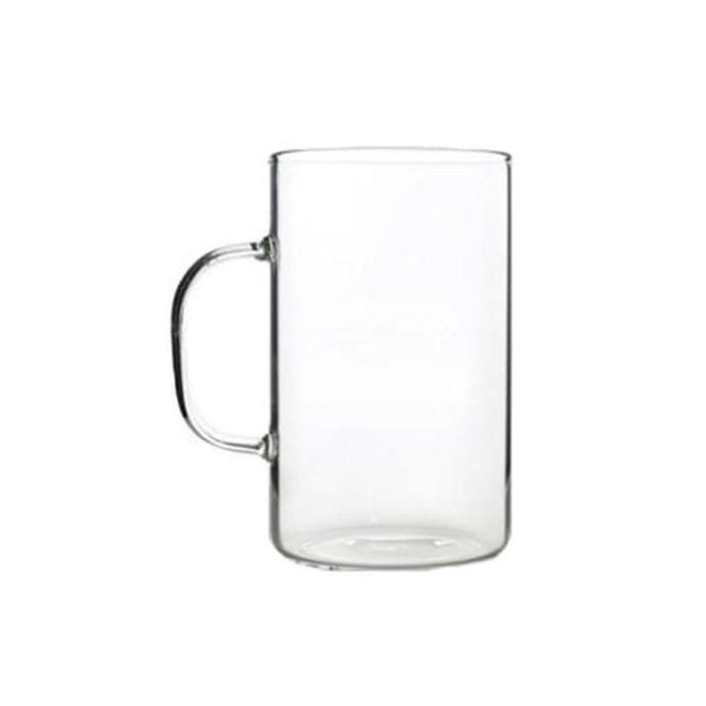 마카 유리컵 머그컵 카페컵 물컵 유리잔 530ml 1P