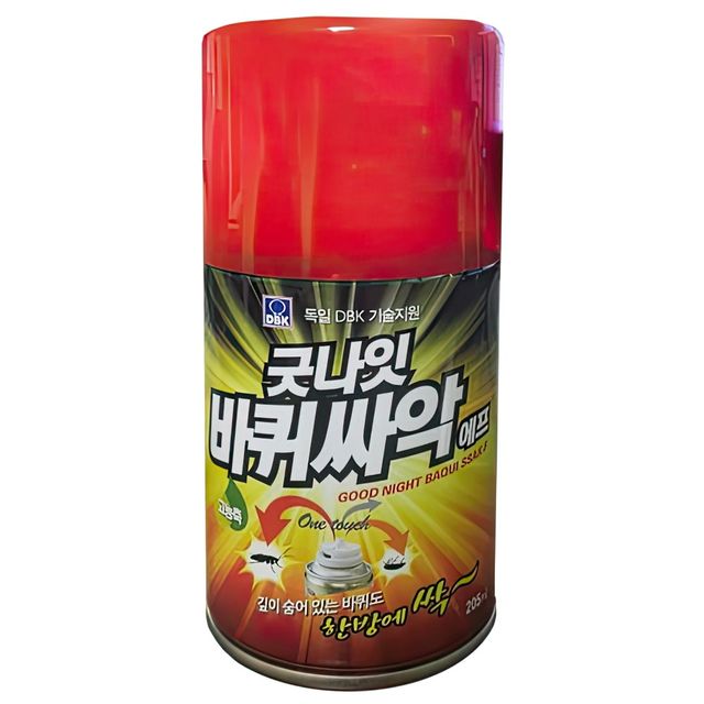 바퀴싸악 뿌리는 바퀴벌레약 잡기 제거 퇴치 에어졸 205ml 퇴치제 바퀴약