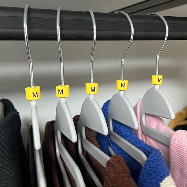 옷걸이 사이즈 링 M 10P