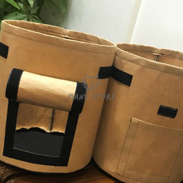 가드닝 식물파우치 부직포 화분 2p세트 30x35cm 브라운