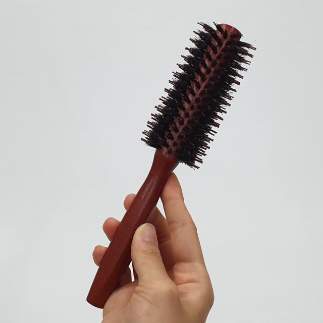 우드 드라이 롤빗 브러쉬 1호