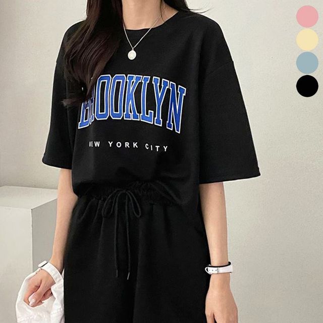 반바지 반팔 세트 편한 여자 데일리 트레이닝복 여름