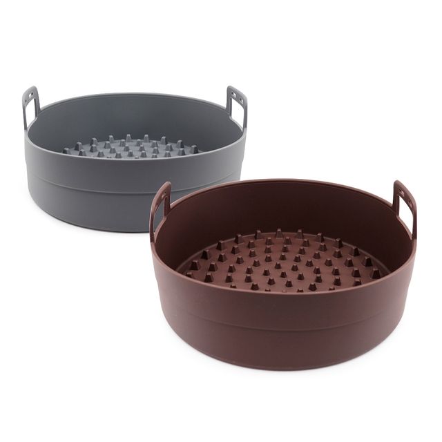 에어프라이어용기 오븐용기 에어프라이어팟 23cm 내열유리 유리반찬통 찜기 안전한