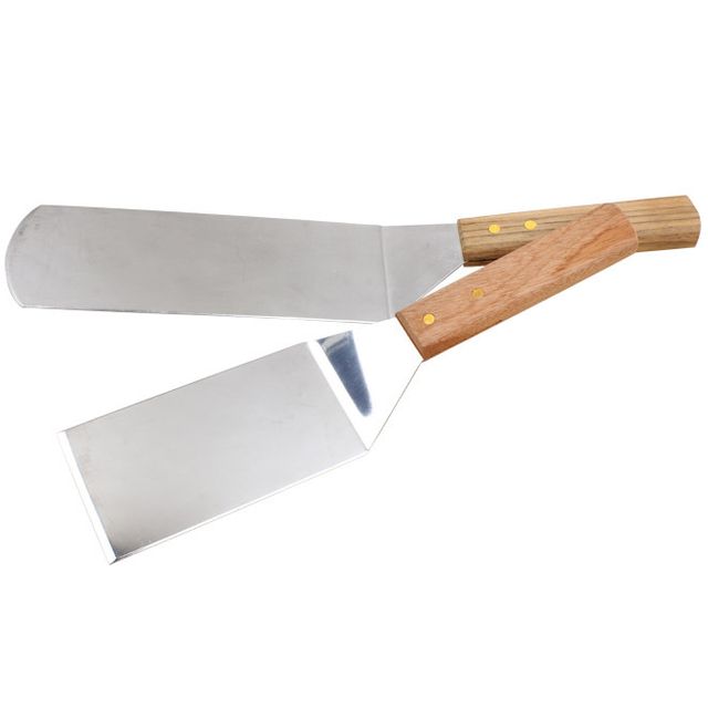 조리도구 사각스패치 우드손잡이 뒤집개 업소용