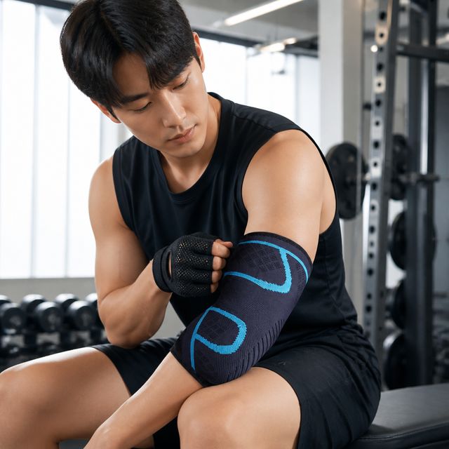 엘보 팔꿈치 아대 헬스 운동용 1p