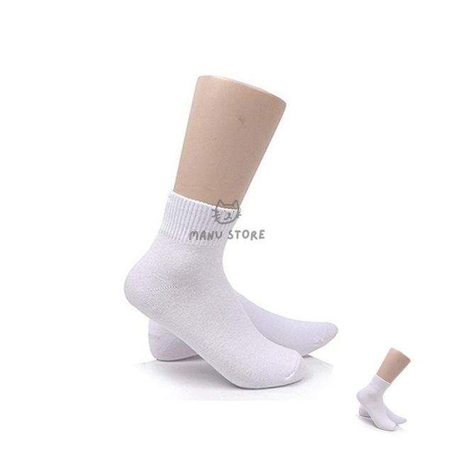 여학생양말 중학생양말 여성용 캐쥬얼양말 흰색 5켤레