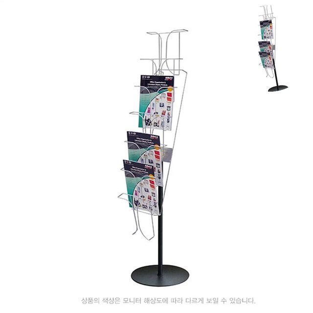 매장진열대 카달로그거치대 스탠드꽂이A4 스텐 7단