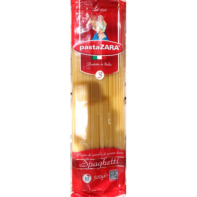 스파게티(3번 자라 500g) 스파게티 스파게티면 가공식