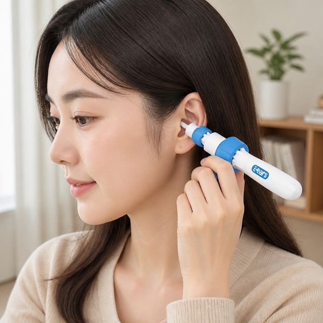 귀지 제거기 진동 흡입기 귀 청소용 귀이개