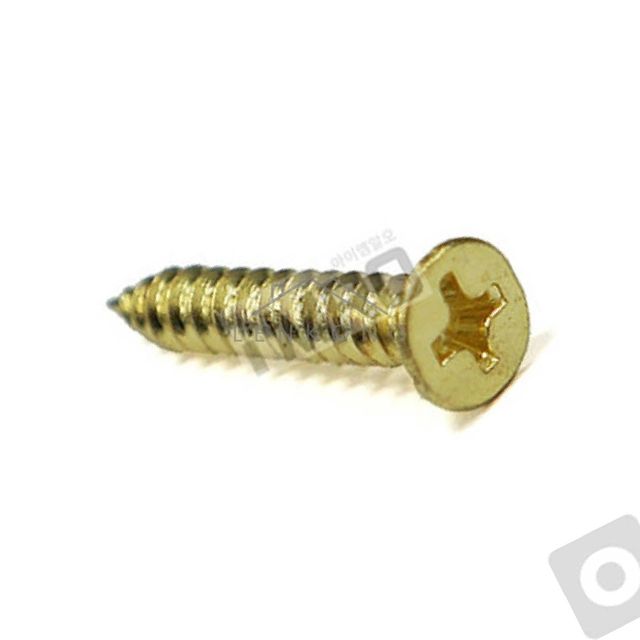 신주나사 접시머리나사 신주도금 접시머리 스크류볼트 3x12 (2000EA)