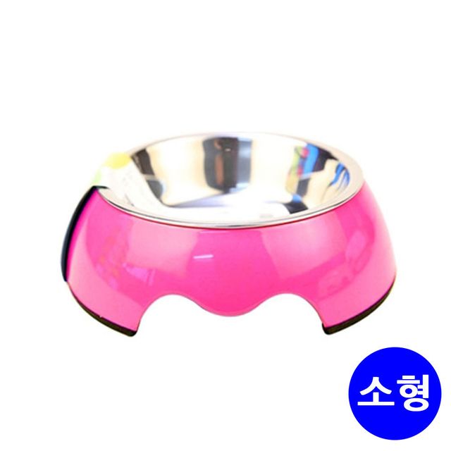에이덕 핑크 애완용 펫 식기 보울식기 오리지널 소형