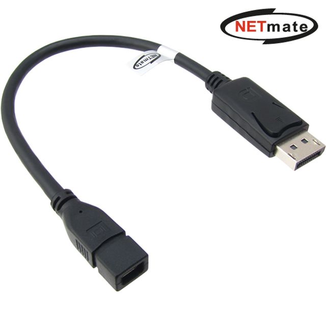 Mini DisplayPort to DisplayPort 케이블 젠더 0.25m 고해상도 신호 전송