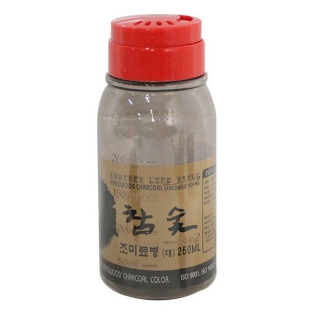 참숯 조미료병 250ml 대용량 주방 수납용 유리병