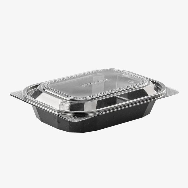 사각 샐러드 포장용기 208x159x40mm 뚜껑포함 600개 세트 - 대량 샐러드 포장