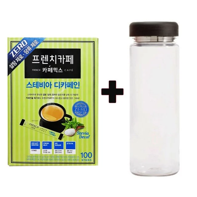 남양 프렌치카페 스테비아 디카페인 100T+워터보틀