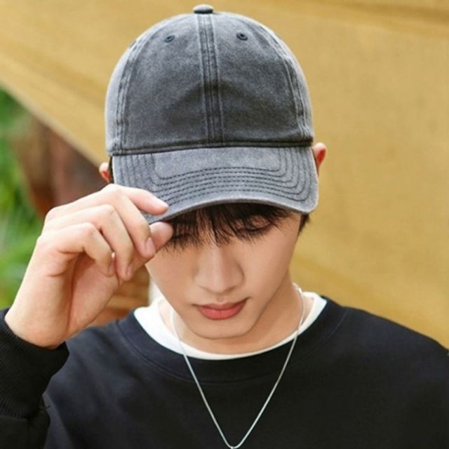 볼캡 모자 야구모자 무지 패션 워싱 11색상 물빠진 데일리