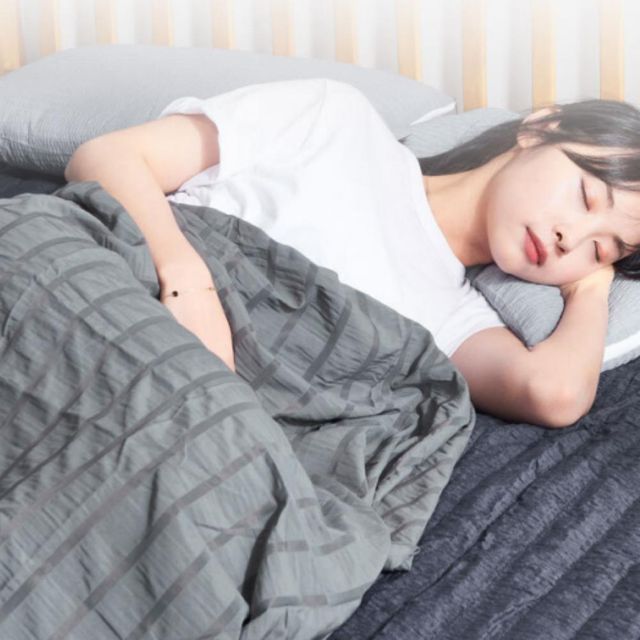 여름 쿨링 모시 이불 인견 필 홑이불 카키 S/SS