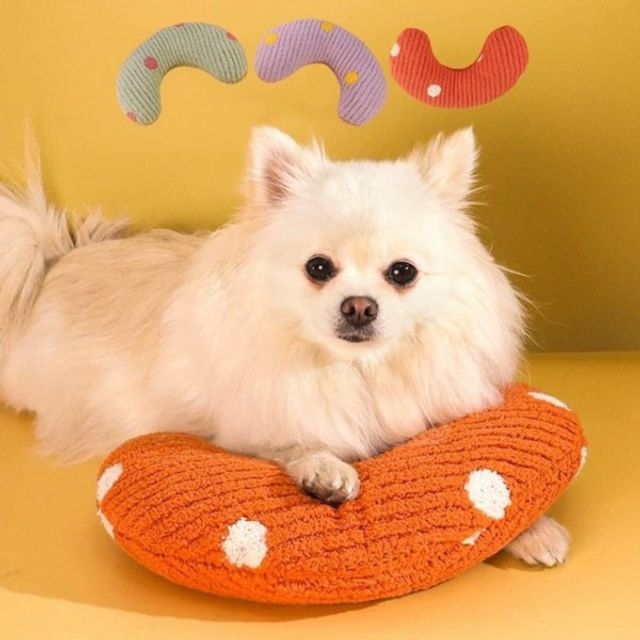 반려동물 쿠션 방석 강아지베개 고양이 강아지 잠자리 베개 애견용 형 목쿠션 목베개