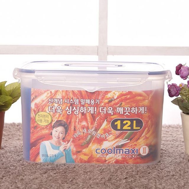 플라스틱찬통 PP용기 직사각밀폐 18호 12L