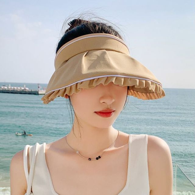 썬캡 크로스백 챙모자 UV선캡 선캡 접이식캡
