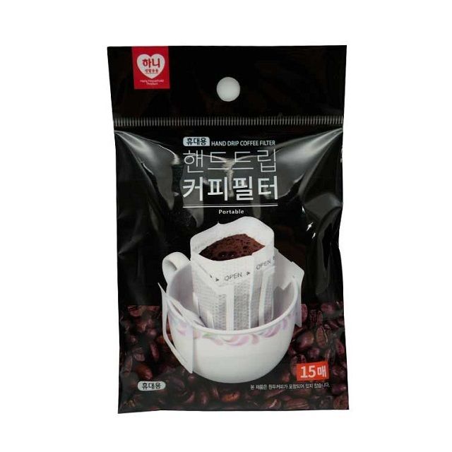 핸드드립 일회용 커피필터 15매 여과지