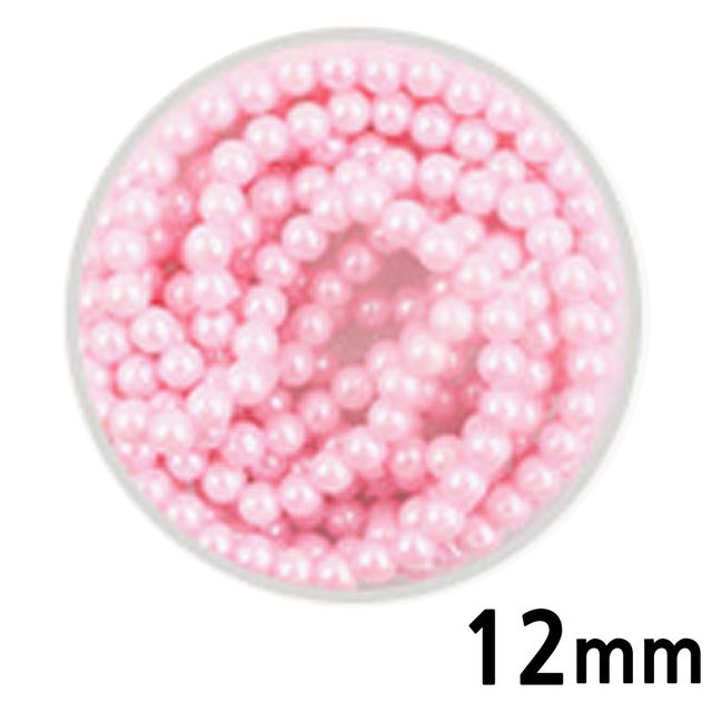 장식구슬 5000 분홍 12mm 공예부자재 반지재료
