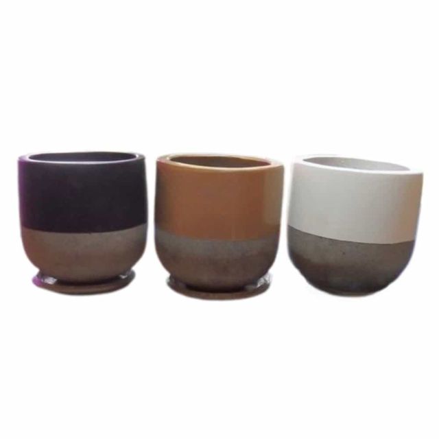 20x20cm 화분 받침 이쁜화분 분갈이화분 공기정화식물화분