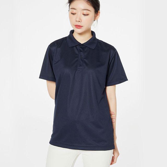 베이직 무지 카라 반팔티 XS-3XL까지 커플티 단체복