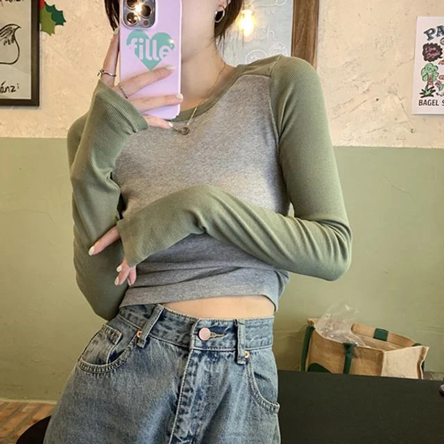 여성 볼레로 긴팔티 편한티셔츠 여행용티셔츠