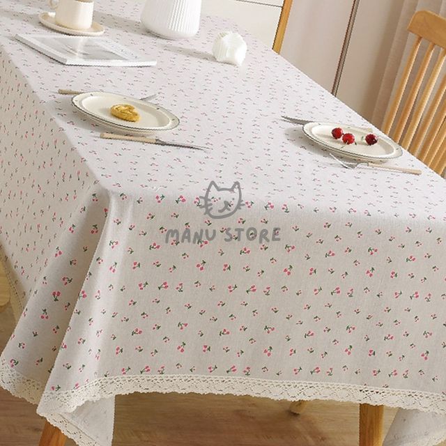 테이블식탁보 방수식탁보 사각 식탁보 140x160cm 체리