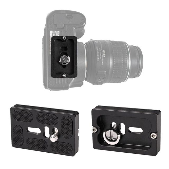 삼각대 헤드 합금 퀵슈 플레이트 DSLR 카메라 PU60 60mm