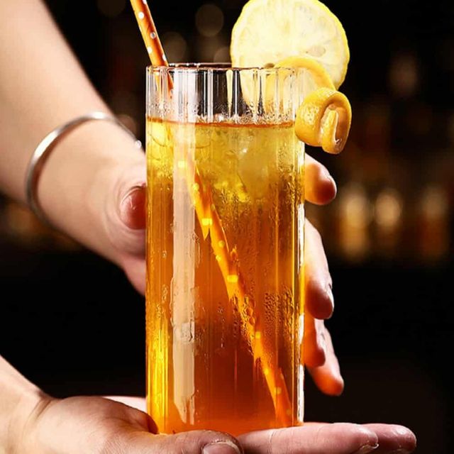 유리컵 2세트 455ml 커피유리잔 유리커피잔