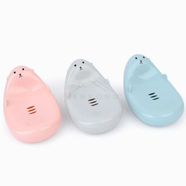 주방스펀지비누곽 곰팡이방지비누홀더 귀여운 수달모양 물빠짐 비누 받침대
