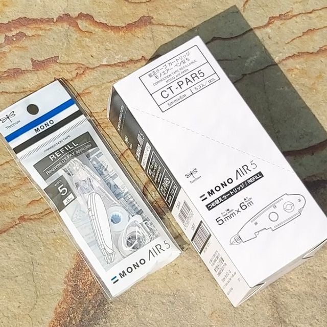 톰보 MONO Air5 펜타입 수정테이프 리필 5개입 - 에어터치 기술
