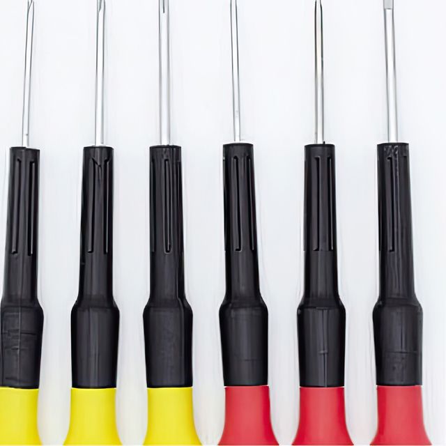 특수강 정밀 드라이버 일자 십자 6P 세트 안경 시계 목공 교체용