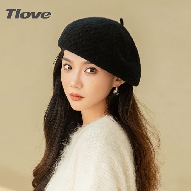 여성 패션 베레모 편안한 따뜻한 모직모자 화가모자