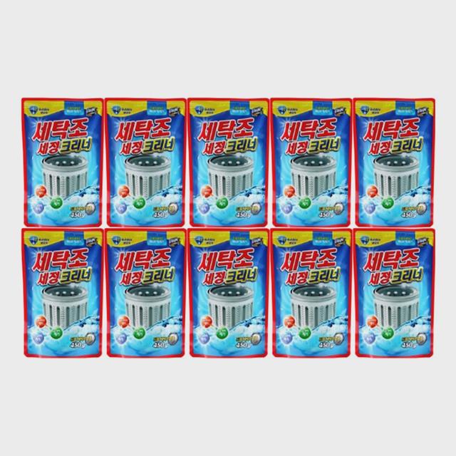 세탁조 세정크리너 450g 10개입